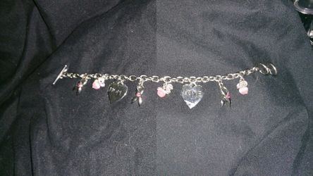 Pink cookie Lee charm bracelet