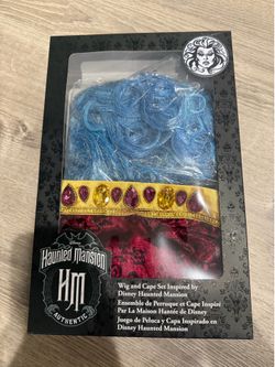 Disney Haunted Mansion Authentic - Madame Leota Wig and Cape