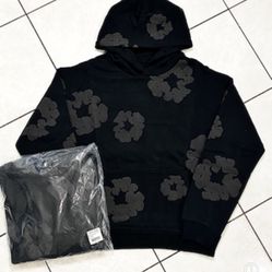 Brand New Denim Tears The Cotton Wreath Monochrome Hoodie Size : M W Tags And Puff Print Authentication Pics In Listing