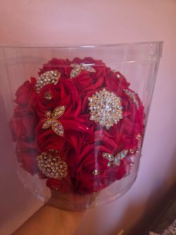 Quinceñera Red Bouquet