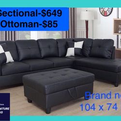 🎁FREE DELIVERY —Brand New Sectionall, Sofaa, Couchh 
