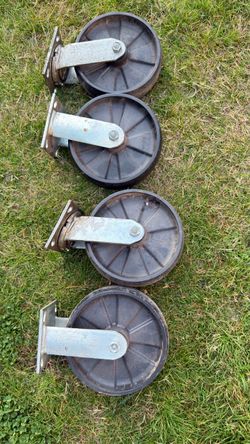 Set of 4 Heavy Duty Swivel Caster Wheels