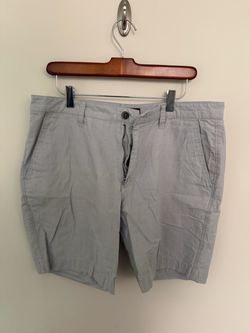 INC International Concepts Gray Chino Shorts Mens Size 34”