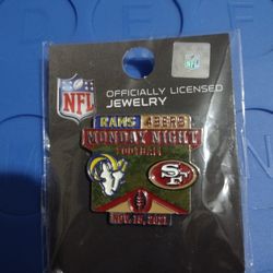 49ers VS Rams Pin Nov 22, 2021