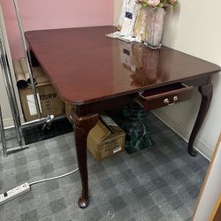 Vintage Brown Dining Table (62”x42”x73”) 