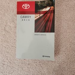 2016 Toyota Camry Manual