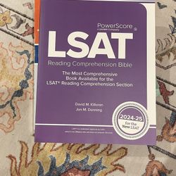6 LSAT Study Books and 1 Law Book