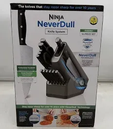 Ninja Neverdull 10 piece BRAND NEW IN THE BOX