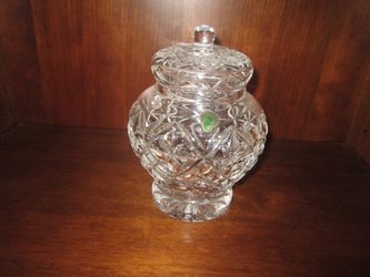 Waterford Crystal Biscuit Barrel with Lid