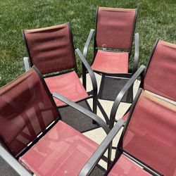 6 Patio Chairs