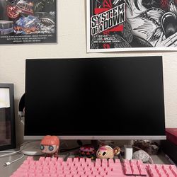 HP 21.5 Monitor, Silver And Black 