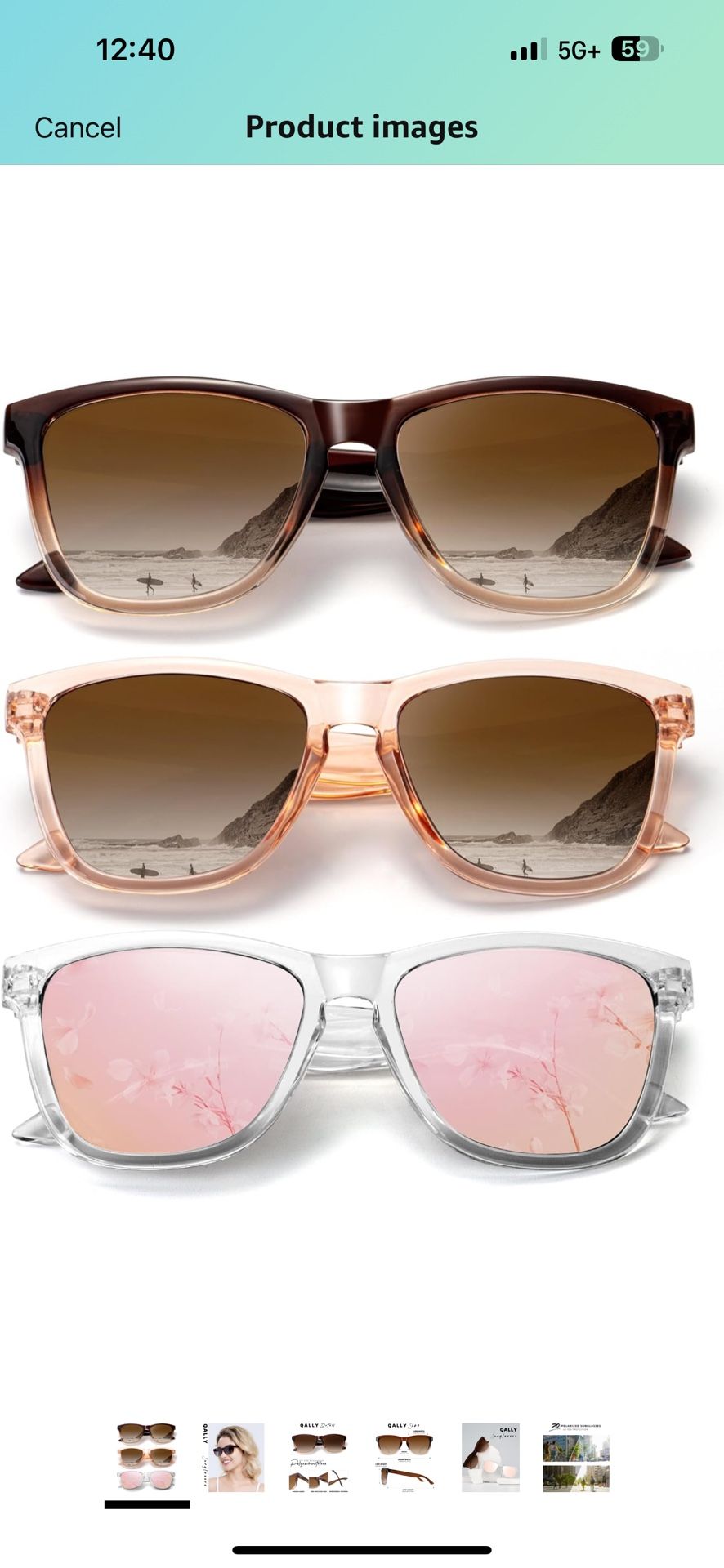 Sunglasses-women Polarized Sunglasses-womens: Trendy Sun Glasses polarized UV400 Protection Fashion Sunglasses