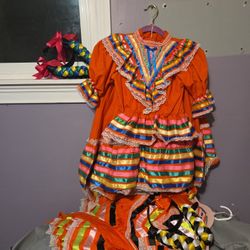 Jalisco Folklorico Dress/vestido