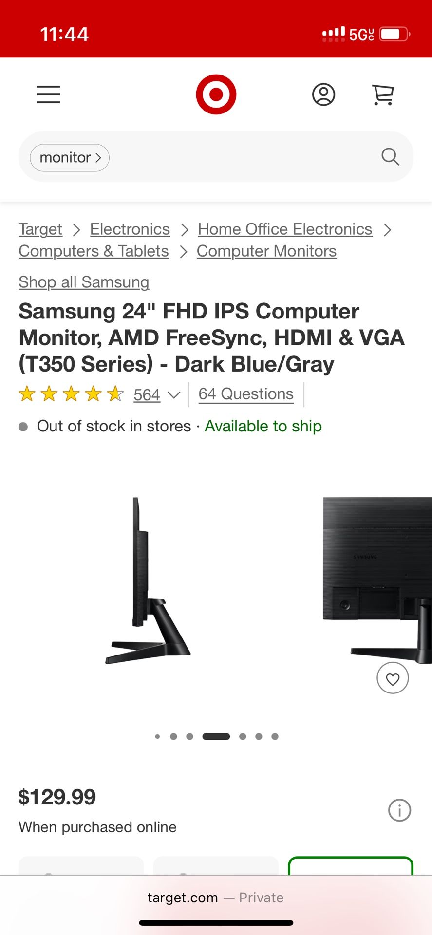 Monitor Samsung 24’’