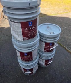25 gallons Evergreen Fog color. SATIN  Interior Paint