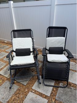 2 outside chairs