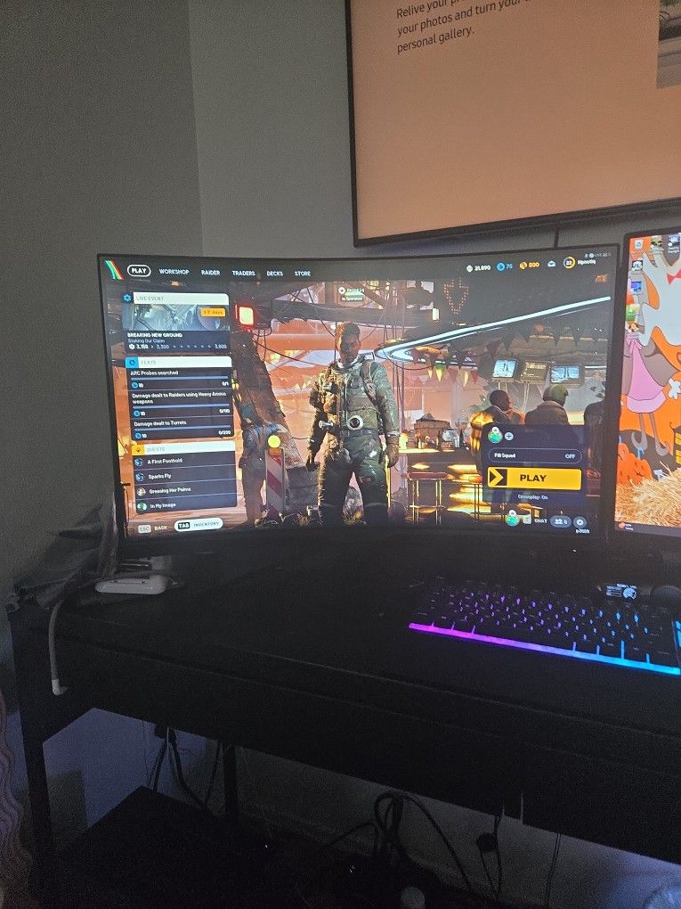 MSI 32" curved QHD 240hrz monitor