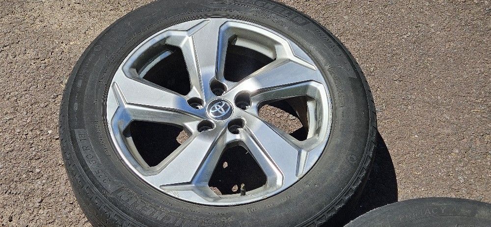 Pair of stock (OEM) 18" RIMS for 2021 RAV4 Hybrid
