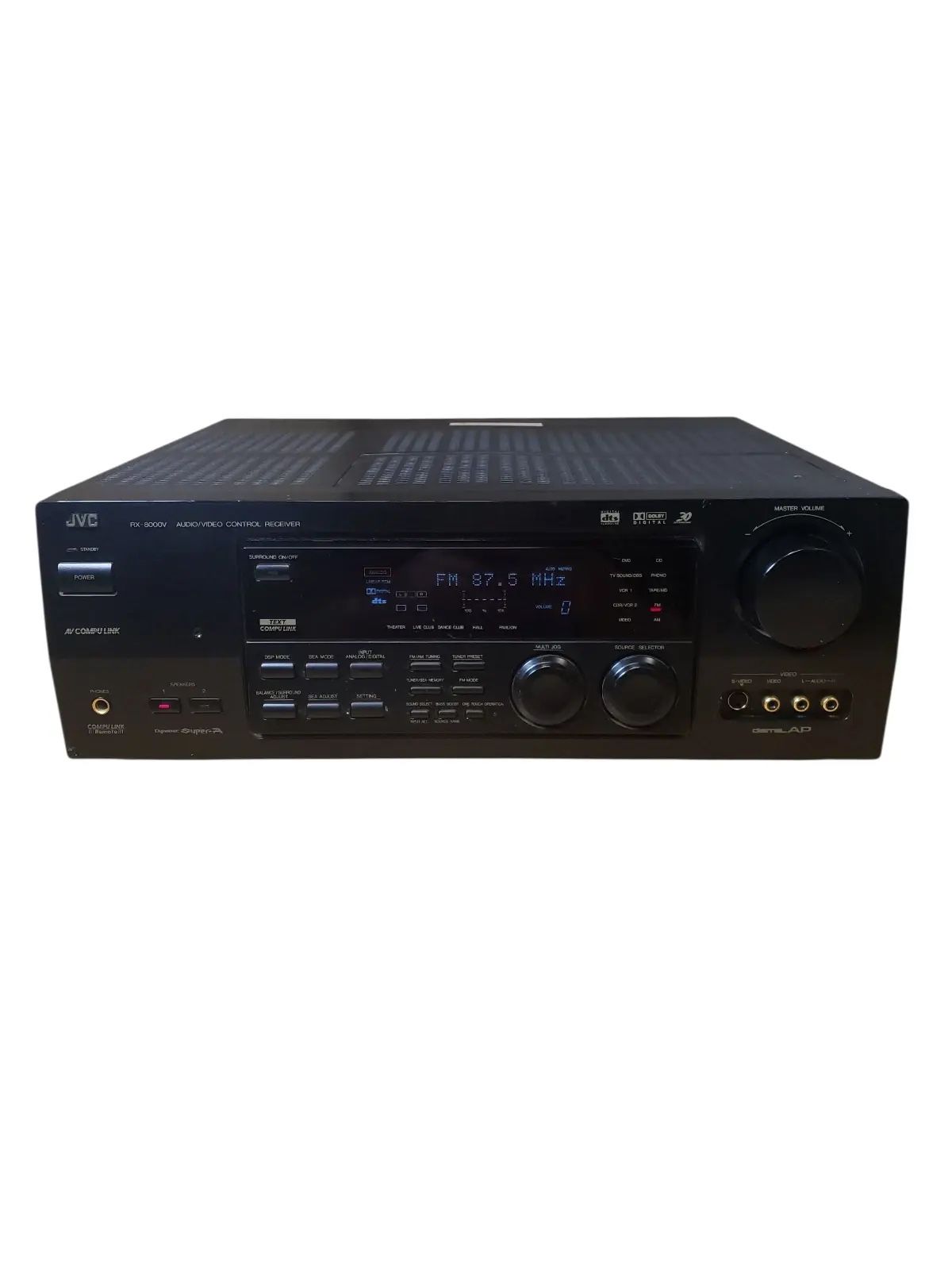 JVC RX-8000VBK Receiver Stereo Tested no Remote