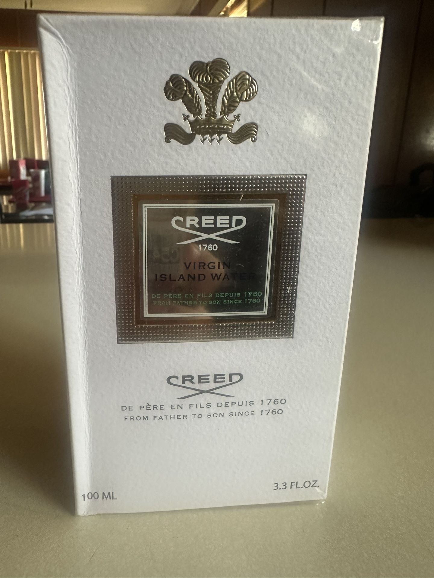 Creed Virgin Island Water