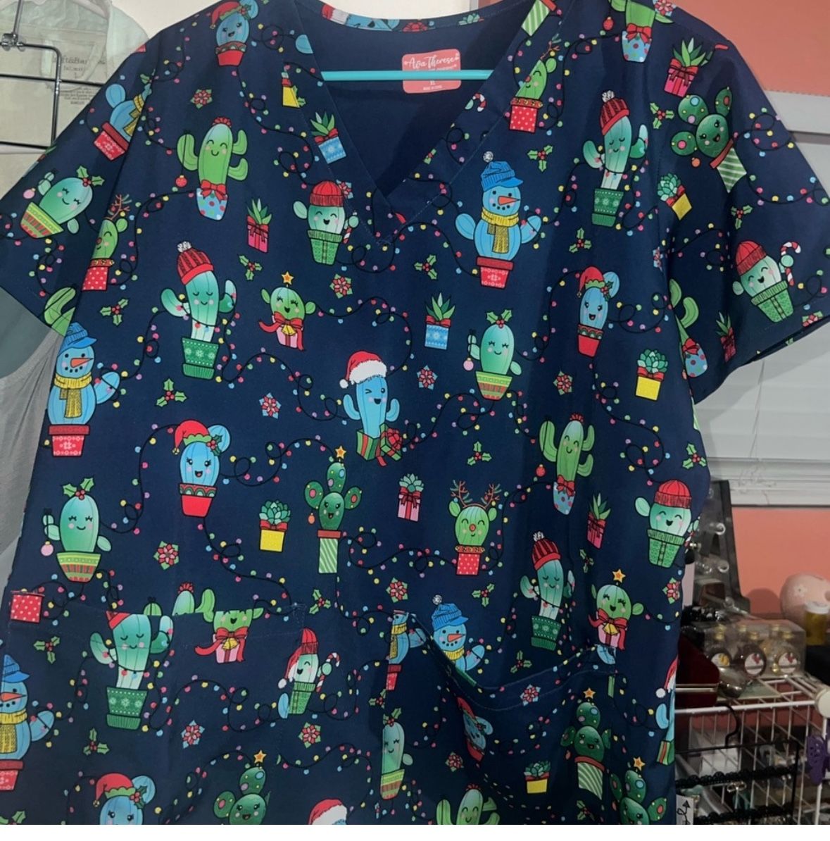 2 Holiday Nurses Scrubs 