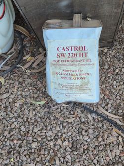 Castrol SW220 HT poe refrigerant oil