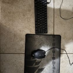 Rk Royal Kludge Keyboard, Corsair Mouse And Mouse Pad