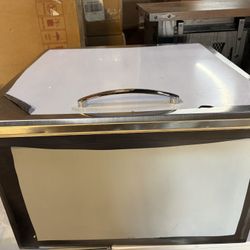 Drop in Ice Chest, Ice Cooler with 304 Stainless Steel Cover Drop in Ice Bin Included Drain-Pipe and Drain Plug for Cold Wine Beer(20.5''L x 20.5''W x