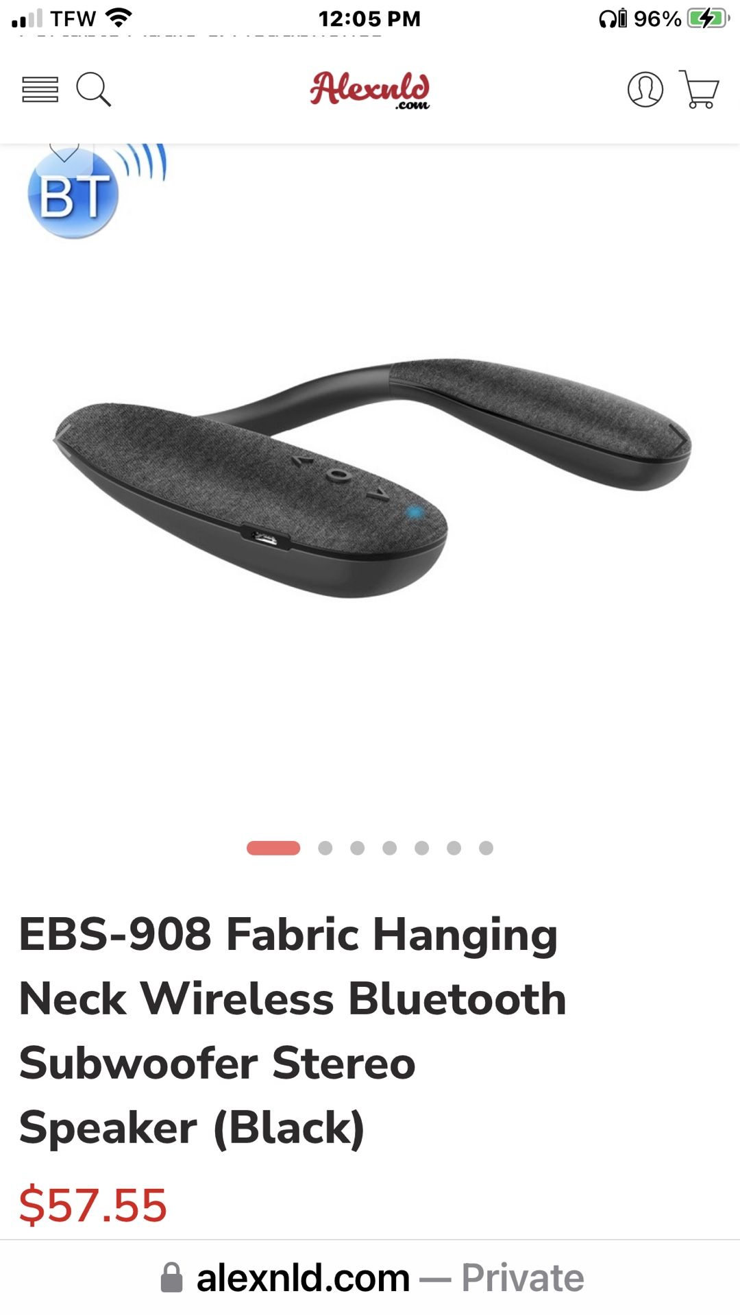 **Reduced.!!***Wearable BlueTooth Speaker NEW