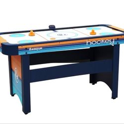 5 Foot Air Hockey Table for Kids and Adults with Dual Electric Blowers, Leg Levelers and Free Pushers and Pucks
