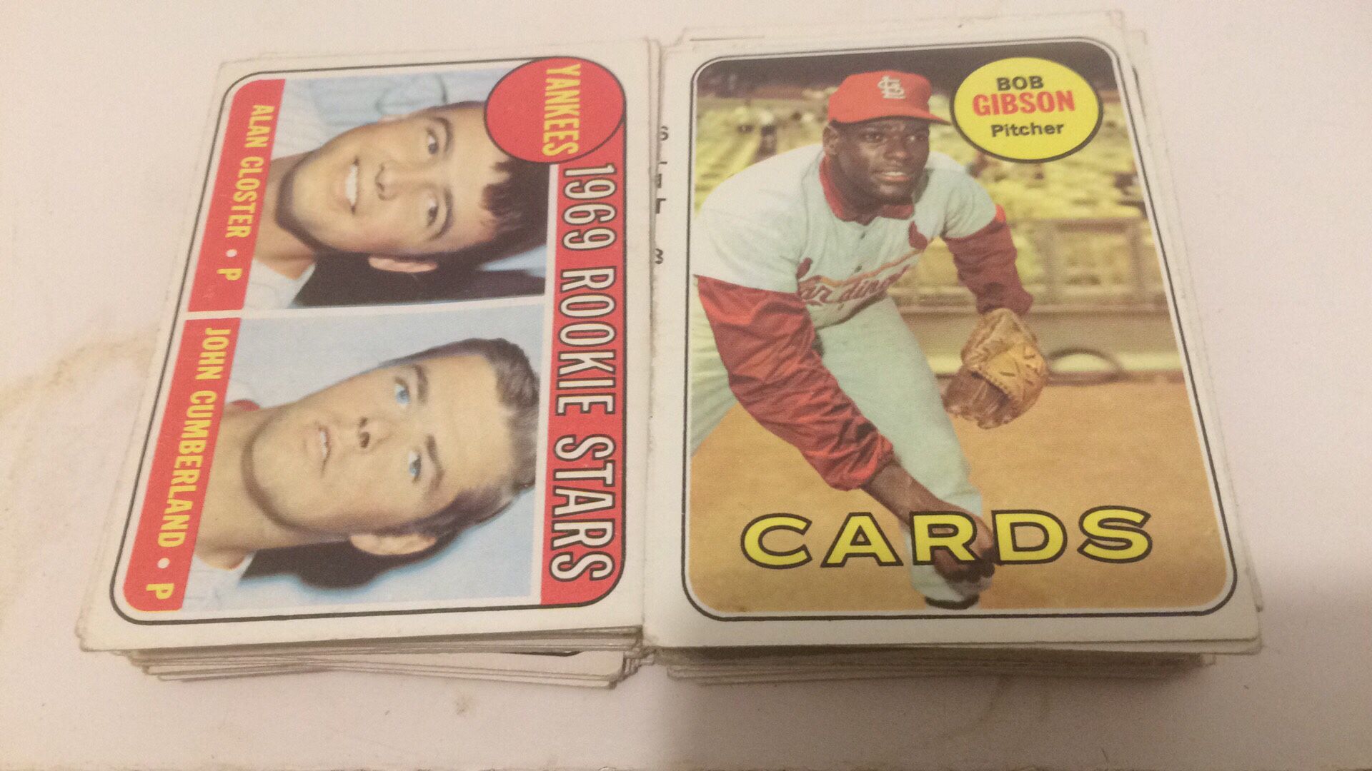 Lot of 1969 topps baseball cards