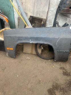 Square body driver, side fender