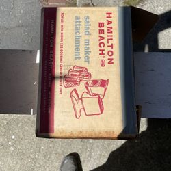Hamilton Beach Salad Maker Attachment