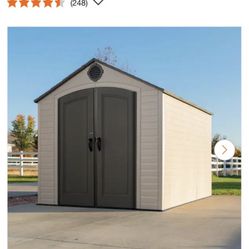 Storage Shed Lifetime  8x10ft New Desambled In Box