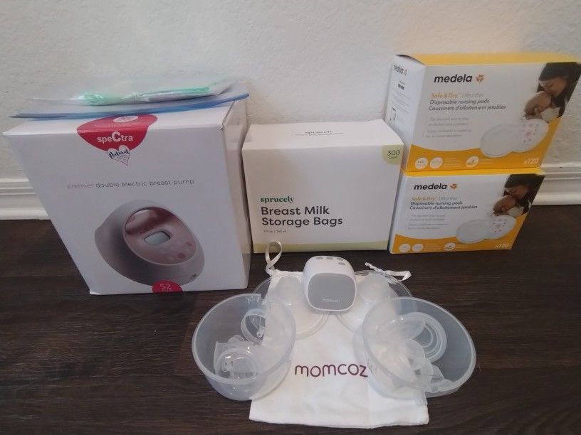 Spectra S2plus, Momcozy S9 Pro, 300 Breast Milk Bags And 240 Nursing Pads