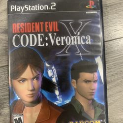 Resident Evil Code Veronica X For PS2 (complete And In Great Condition)