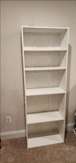 2 book shelves
