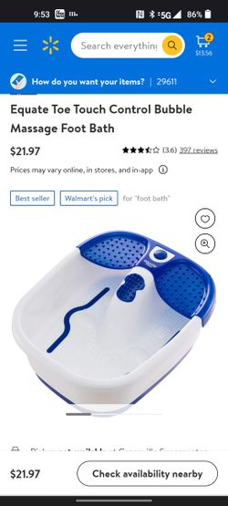 Equate Foot Soak/Bath