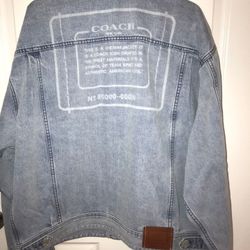 COACH DENIM JACKET XL