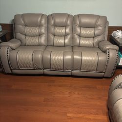 Leather Couch Set