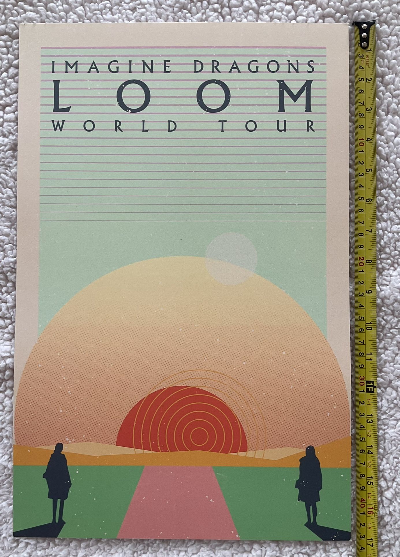 Imagine Dragons Official VIP Loom Tour Poster 11X17 Thick Card Stock Quite Nice