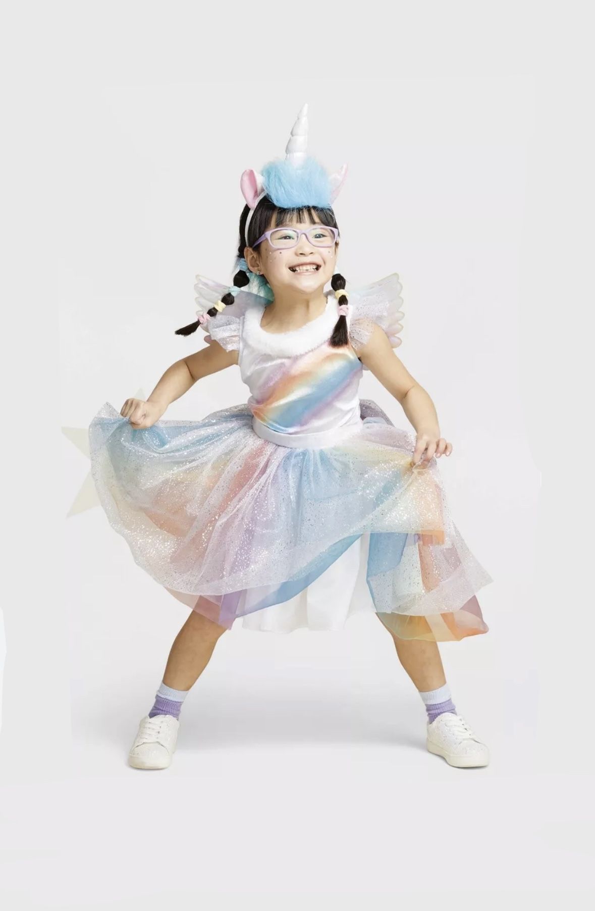 Girls size large unicorn costume