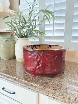 Large Glazed Planter