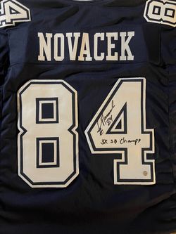 Jay Novacek #84 Signed Dallas Cowboys Jersey