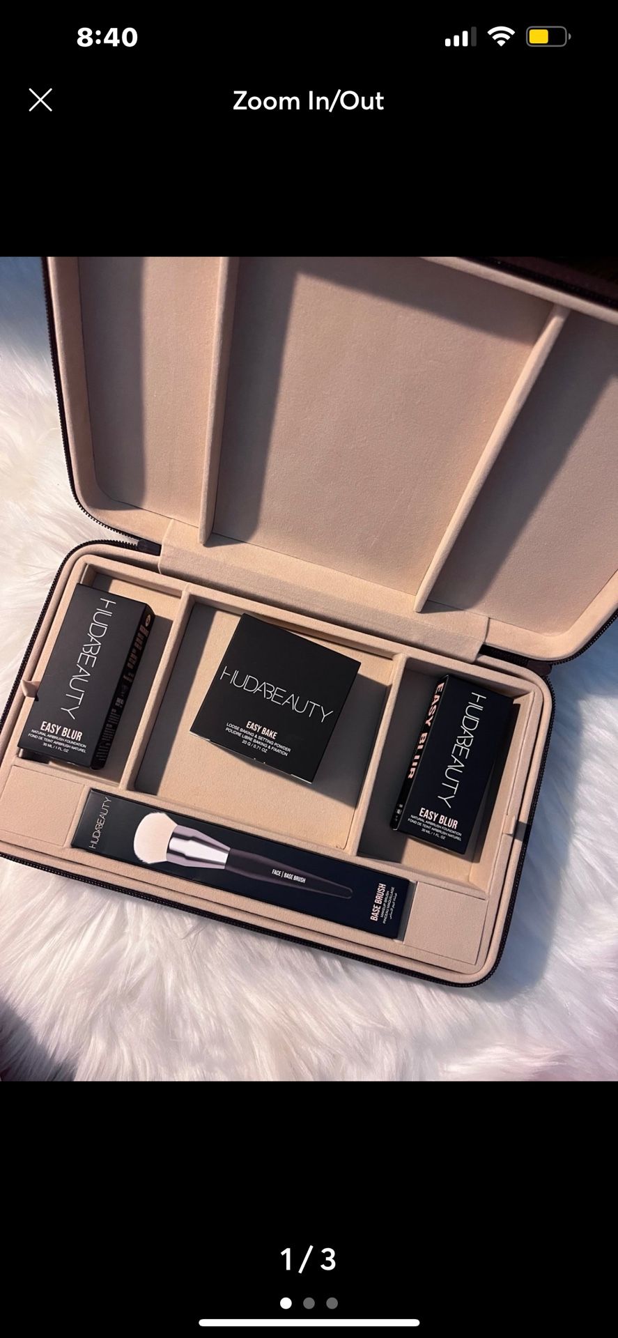 HUDA Beauty PR Mailer Jewelry Box And Makeup
