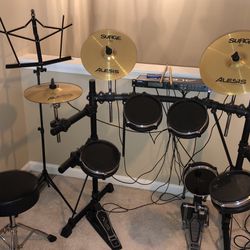 Alesis DM5 Pro Drum Set with Surge Cymbals.