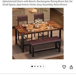 Garvee Wooden Table Set 