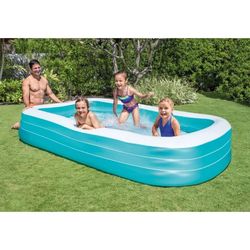 Intex INTEX Inflatable Family Pool: 277 Gallon Capacity, 120"" x 72"" x 22"", Swim Center