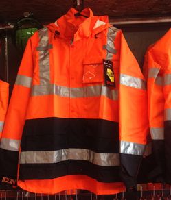 Class 3 Breathable, Waterproof, High Visibility Jacket
