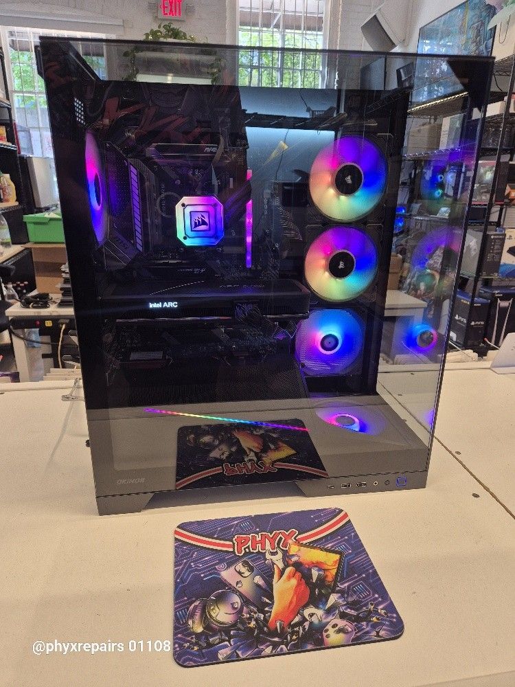 Okinos Aqua 9 Gaming PC: 3.8 Ryzen 9 3900x, MSI MAG B550 Tomahawk w/ USB 3.2, Intel Arc A750 LE, 32GB RAM, 1TB M.2, Wi-Fi 6 + BT 5 $1295